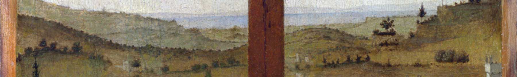 painting of Christ on the cross