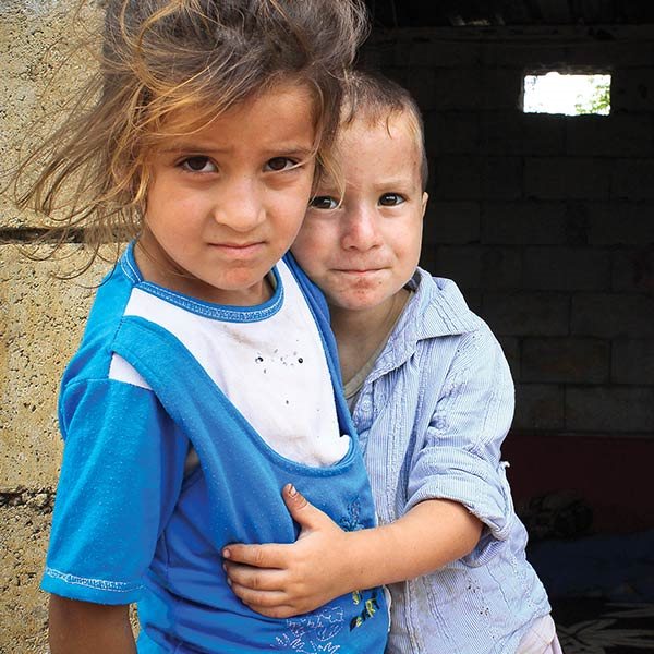 photo of Jordanian refugee child