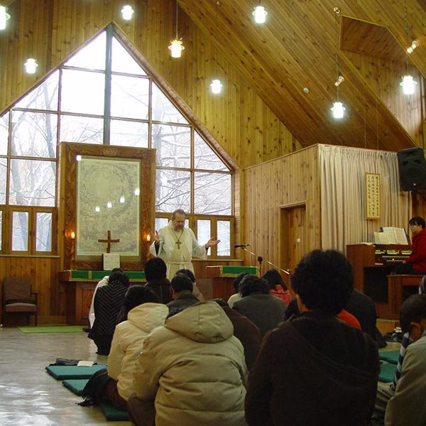 photo of Jesus Abbey church service