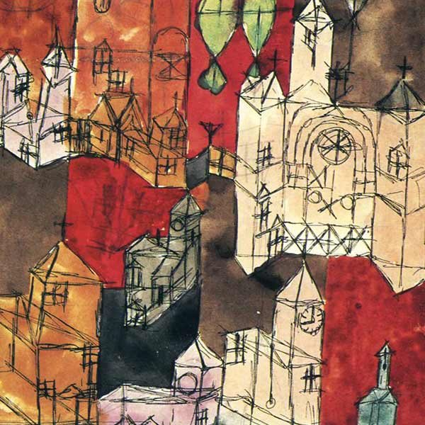 City of Churches painting by Paul Klee