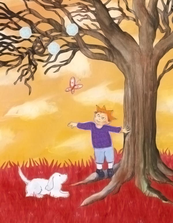 illustration of child prince