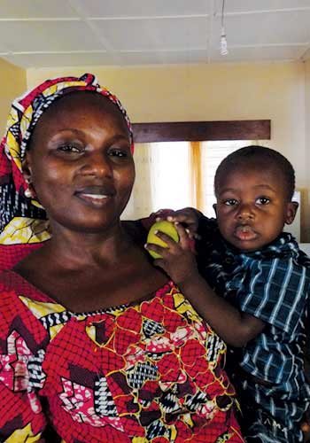 nigerian woman and child
