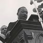 Martin Luther King Jr. giving a speech
