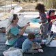 photo of refugee children