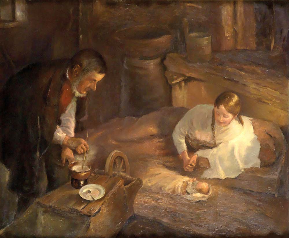 painting of the nativity