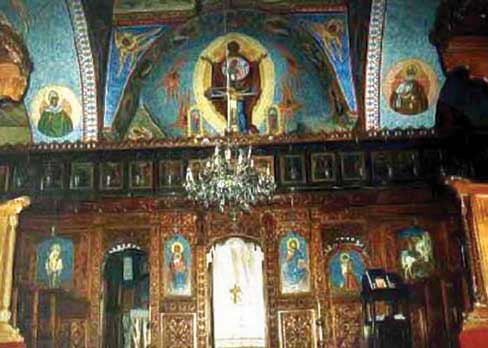 The Mar Elian monastery interior