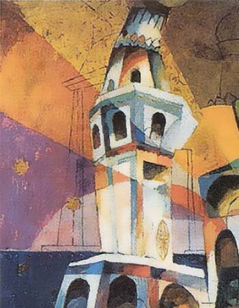 The Belfry of Ivan the Great painting