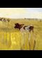 painting of a cow in a field