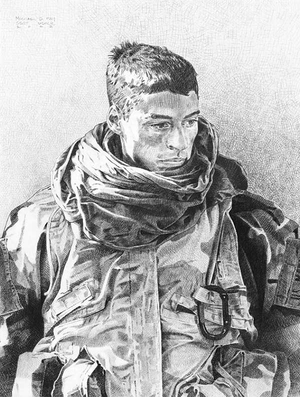 Lance Corporal Nicholas G. Ciccone by Michael D. Fay
