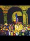 impressionistic painting of people gathering