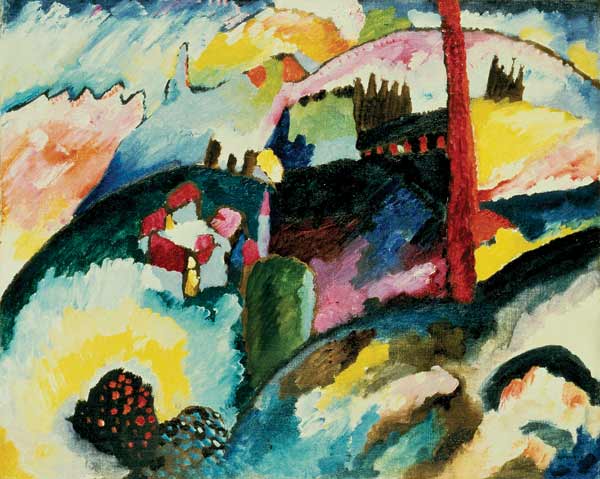 Wassily Kandinsky, Landscape with Chimneys