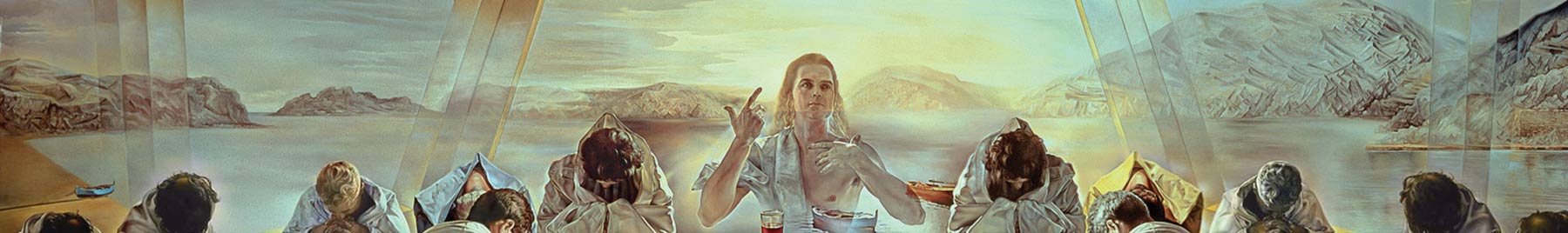 Detail from ‘The Sacrament of the Last Supper’ by Salvador Dalí