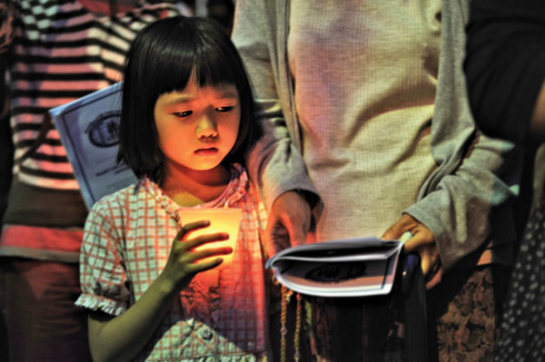 A pro-life vigil in Sydney, Australia (2015)