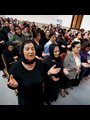 Christians who fled Mosul worship at Erbil’s Mar Shmony Church