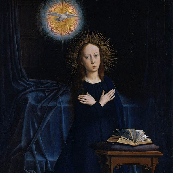 painting by Gerard David of the virgin mary