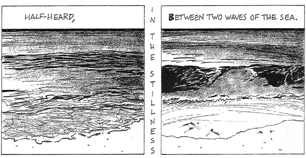 Julian Peters' artistic rendition of TS Elliot's poem Little Gidding