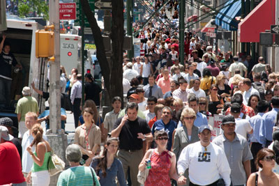 Fifth Avenue Crowds