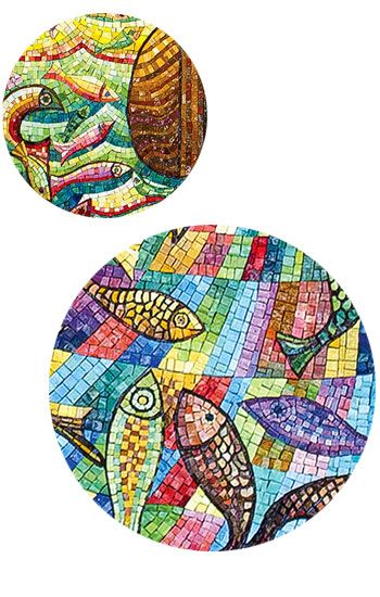Mosaic detail from The Great Catch
