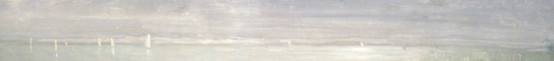 Detail from Leon Dabo, Silver Light, Hudson River, 1911.