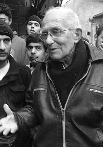 Father Frans van der Lugt in the besieged area of Homs in January 2014