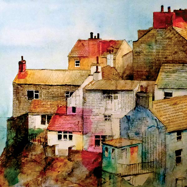 houses on the side of a mountain