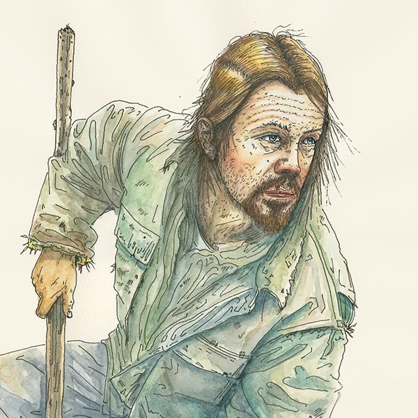 an illustration of Gerrard Winstanley