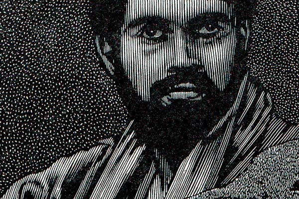 Barry Moser, The Prophet Amos, relief engraving, 1998–1999