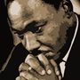 Martin Luther King Jr praying
