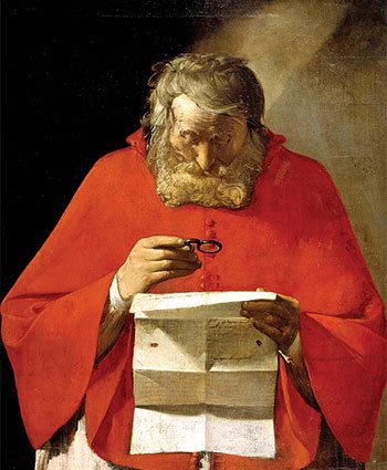 Georges de la Tour, Saint Jerome Reading a Letter