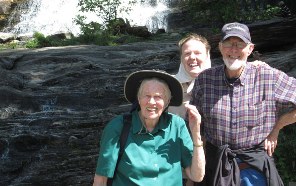 Dorli with her husband, George, and daughter Erna