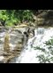 a waterfall