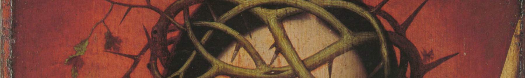 Detail from Jan Mostaert, Christ, Man of Sorrows