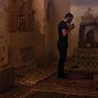 a man praying