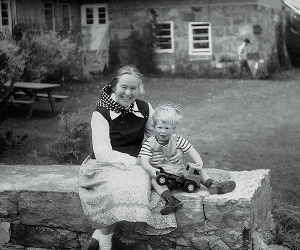 Ellen with her son Mark John