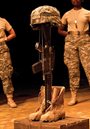 A production of Ellen McLaughlin’s play Ajax in Iraq by the Flux Theatre Ensemble