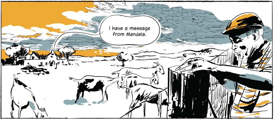 I have a message from Mandela.