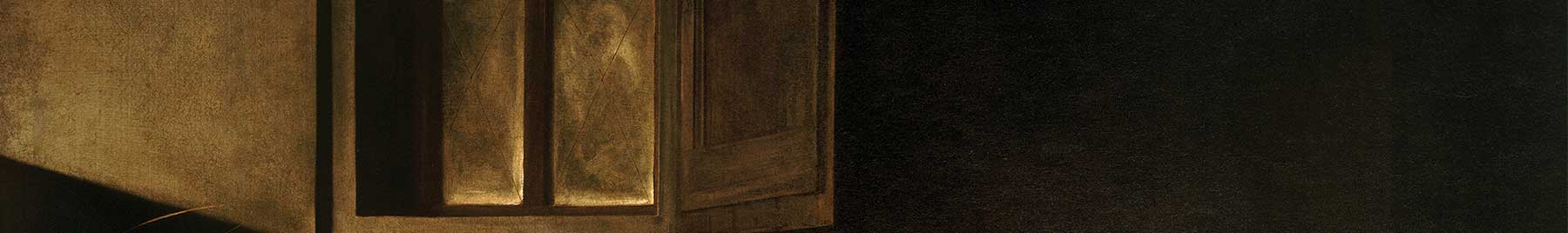 detail, Michelangelo Merisi da Caravaggio, The Calling of Saint Matthew 1599–1600, oil on canvas