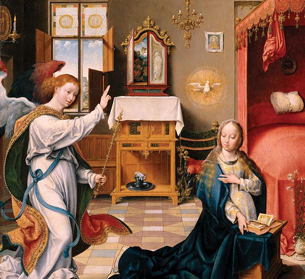 Joos van Cleve, The Annunciation