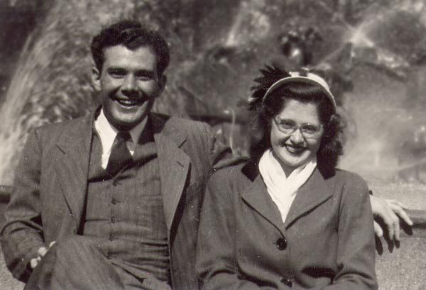 Glenn and Marlys Swinger in 1947