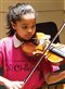 girl playing a violin