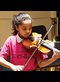 girl playing a violin
