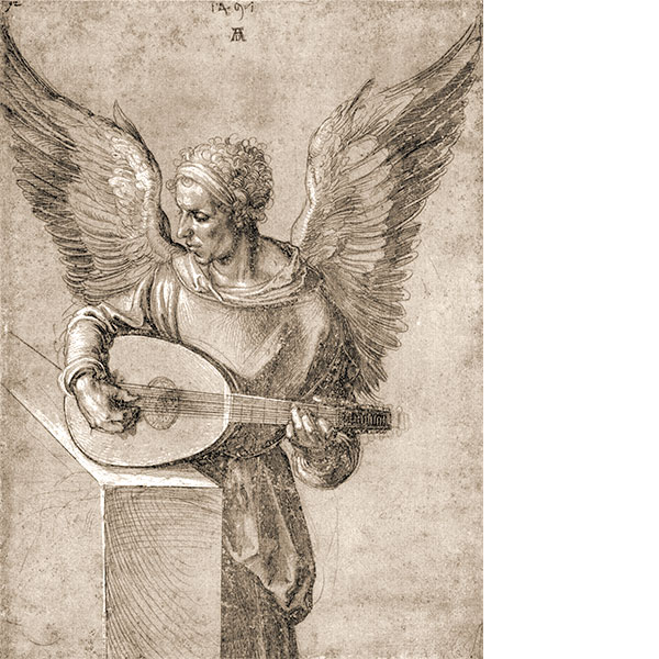 Albrecht Dürer, Angel with a Lute, 1497