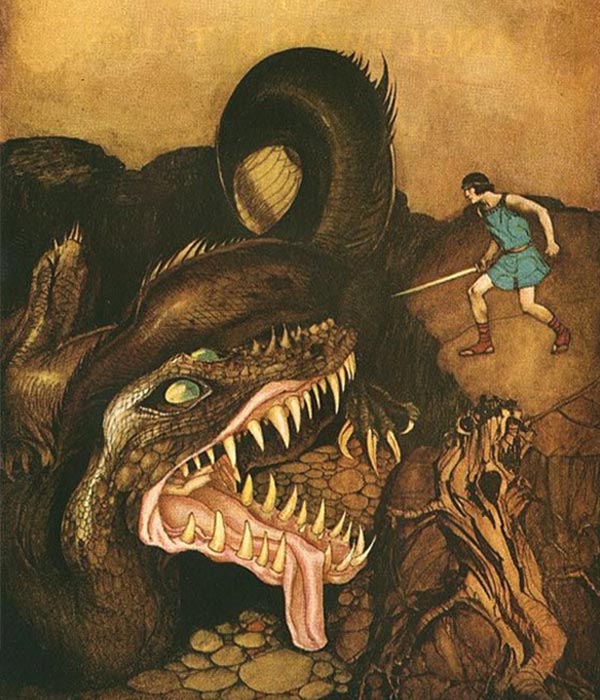 Gustaf Tenggren, The Dragon of the North