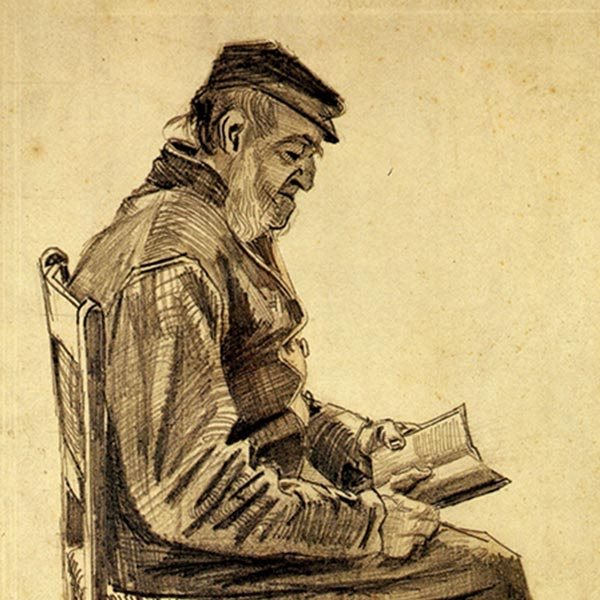 Vincent van Gogh, Old Man Reading