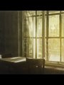 painting of light coming through a cafe window