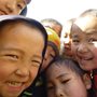 Children at a kindergarten in North Korea