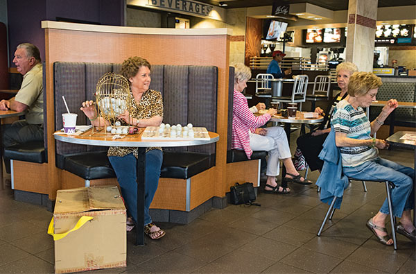 bingo day in a McDonald’s in Louisiana