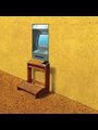 illustration of an ATM machine with a kneeler and bible in front of it