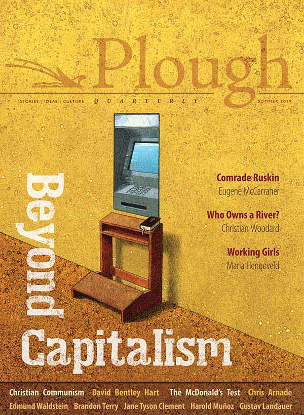 the front cover of Plough Quarterly No. 21: Beyond Capitalism