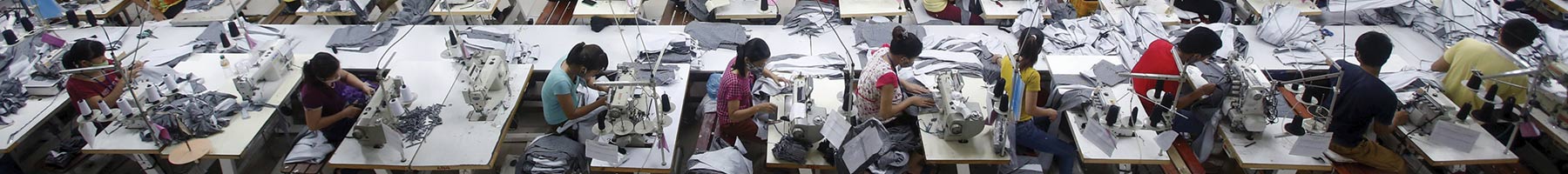 women sewing in a sweatshop